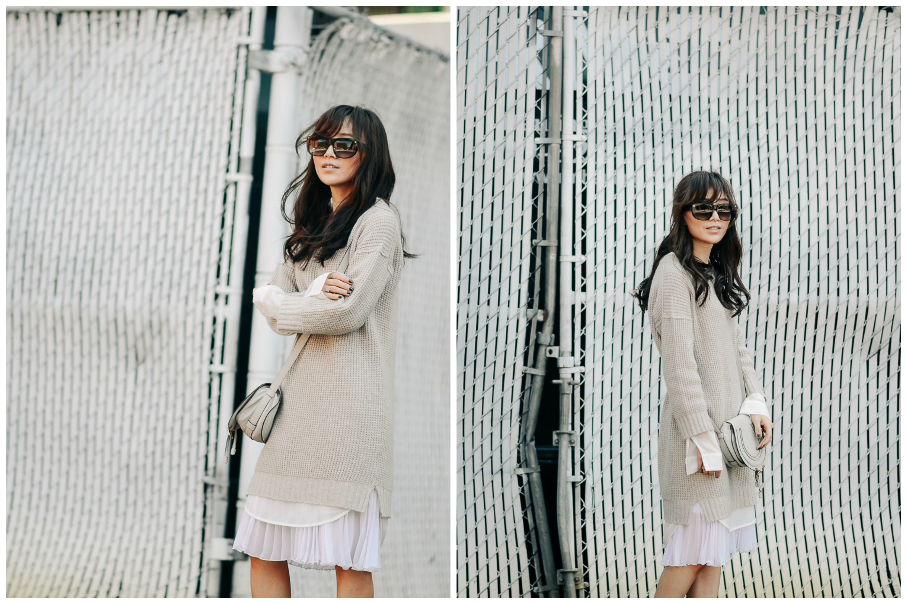 Zhours No.2 – Layered Knit Dress 